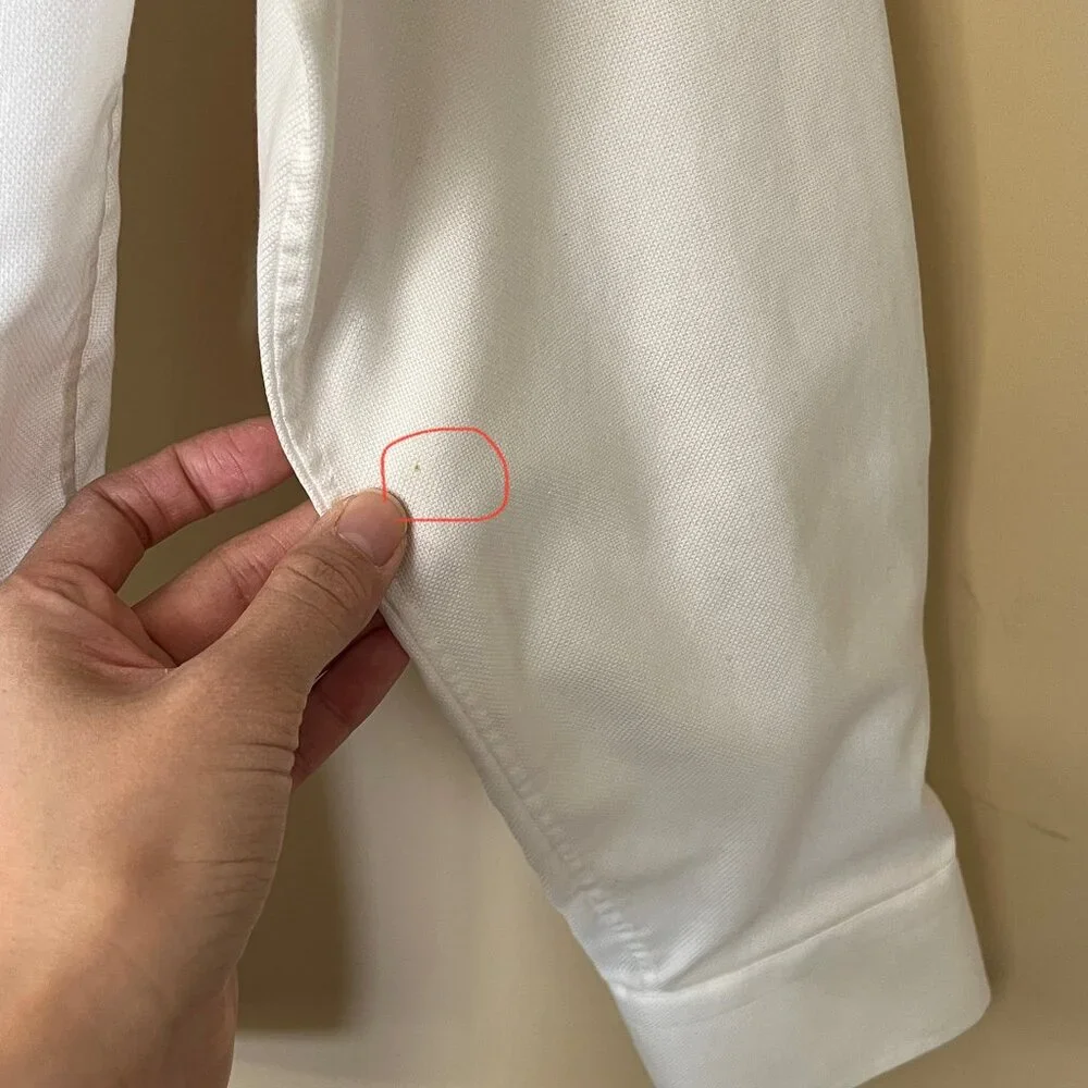 Eton Contemporary Button Up Dress Shirt - Men's Size 42/16.5 - White - Picture 4 of 14